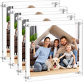 AITEE 8.5x11 Acrylic Picture Frames 4 Pack, Clear Floating Wall Frames