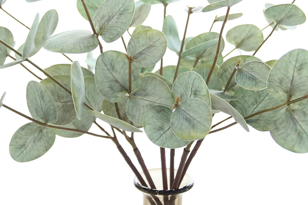 WEALD TRIBE 3PCS 19.2" Artificial Eucalyptus for Shower Stems Branches