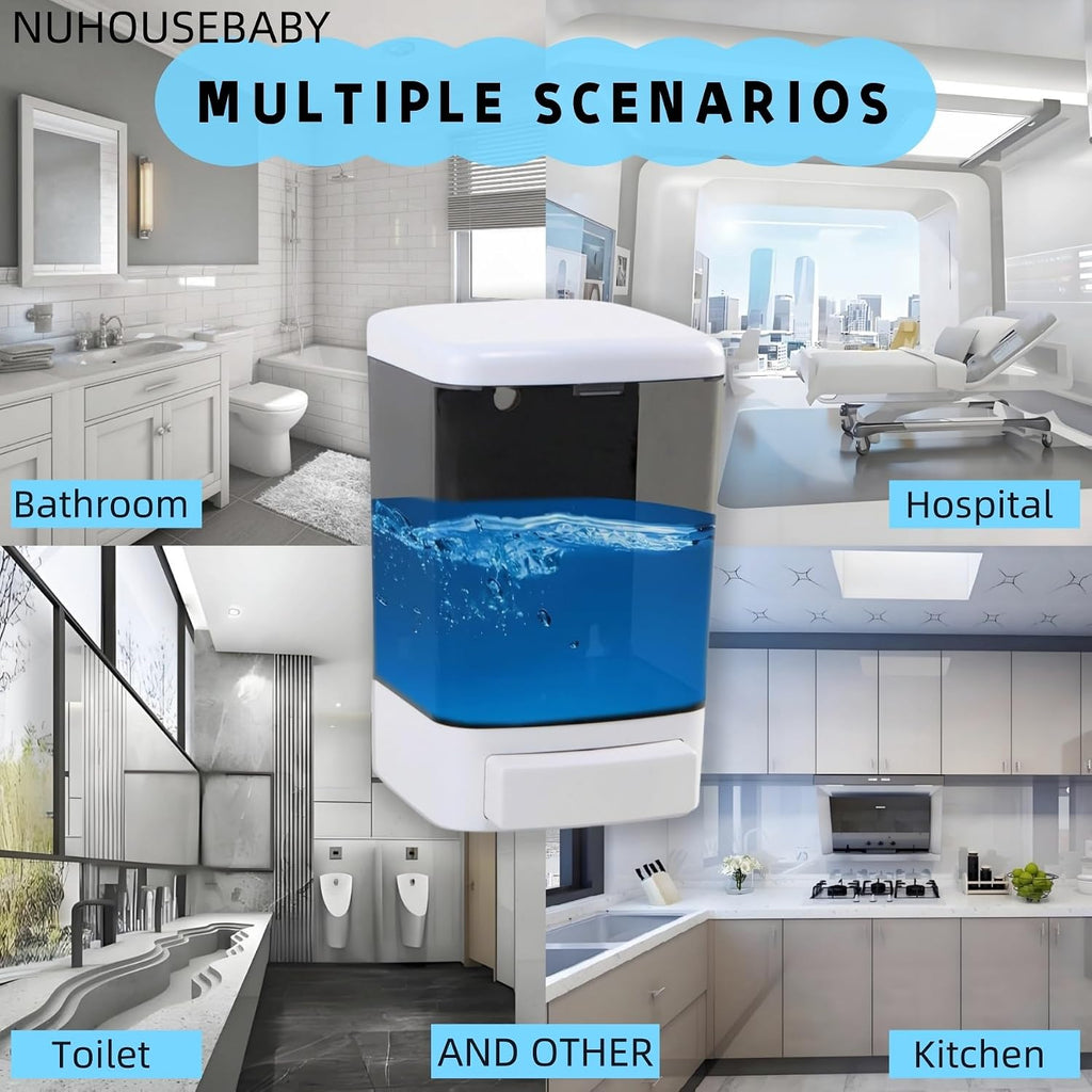 Manual Soap Dispenser Wall Mounted 33.8oz Bathroom Commercial