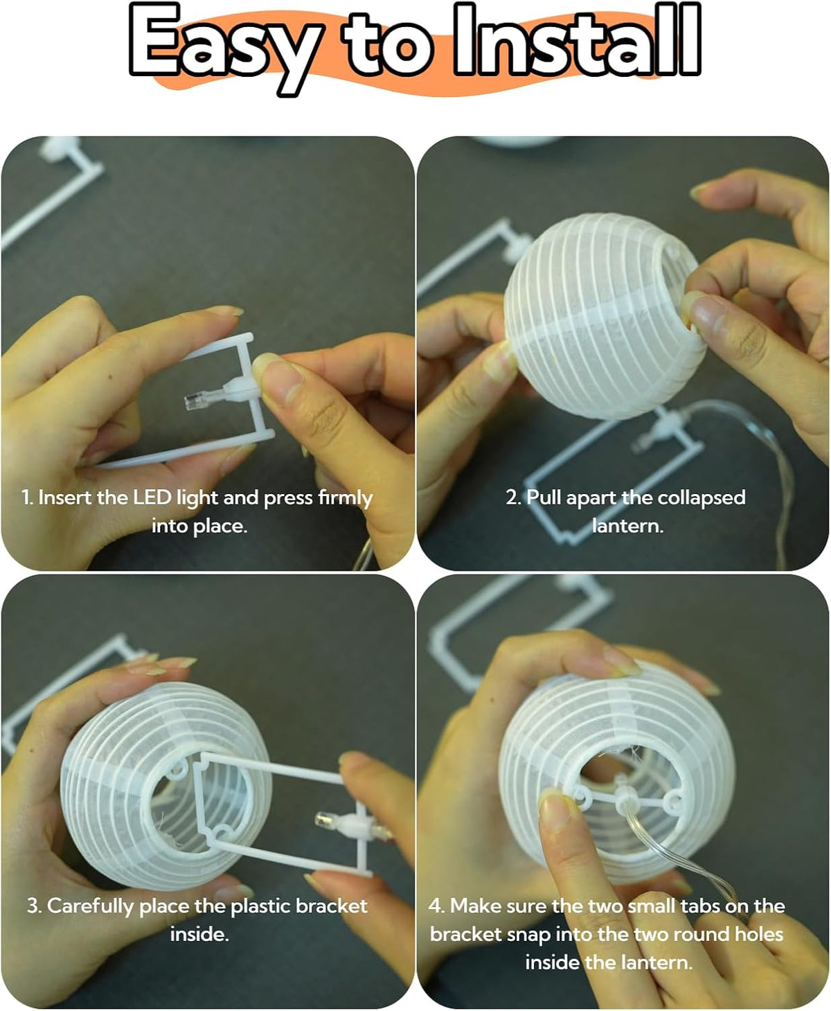 Lantern String Lights 10FT 10Leds Battery Powered, Cozy Fashionable Globe String Lights for Bedroom with Timer Room Decoration for Dorm, Plants, Bed Frame(Lanterns Need Simple Assembly)