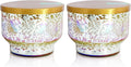 Capri Blue Volcano Scented, Mercury Iridescent Inverted Jar Candles for Home, Housewarming Gifts for Women & Men, Long Burning Soy Wax Blend (10 Oz) (Pack of 2)