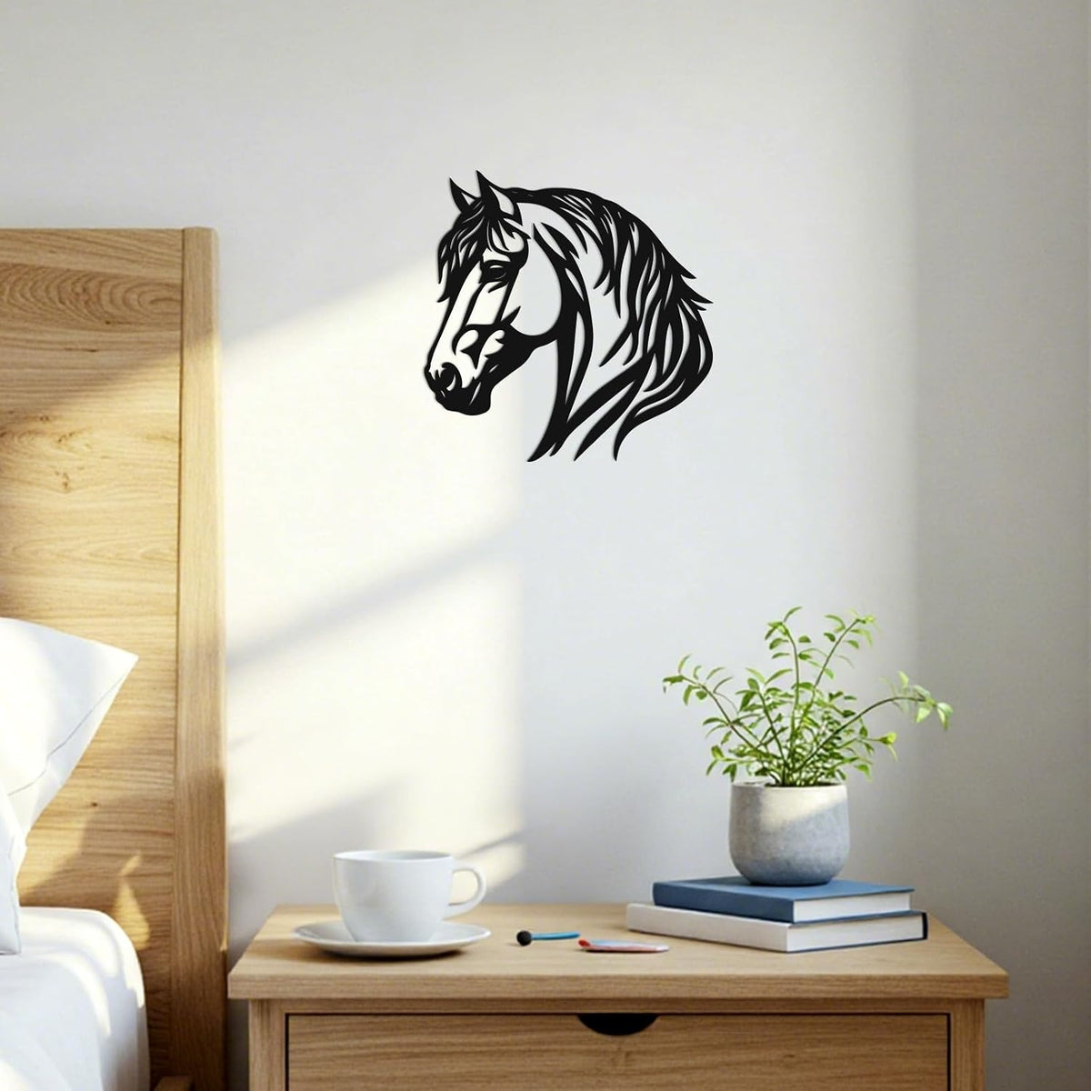 Otoolling Black Metal Horse Wall Art Horse Pictures Wall Decor