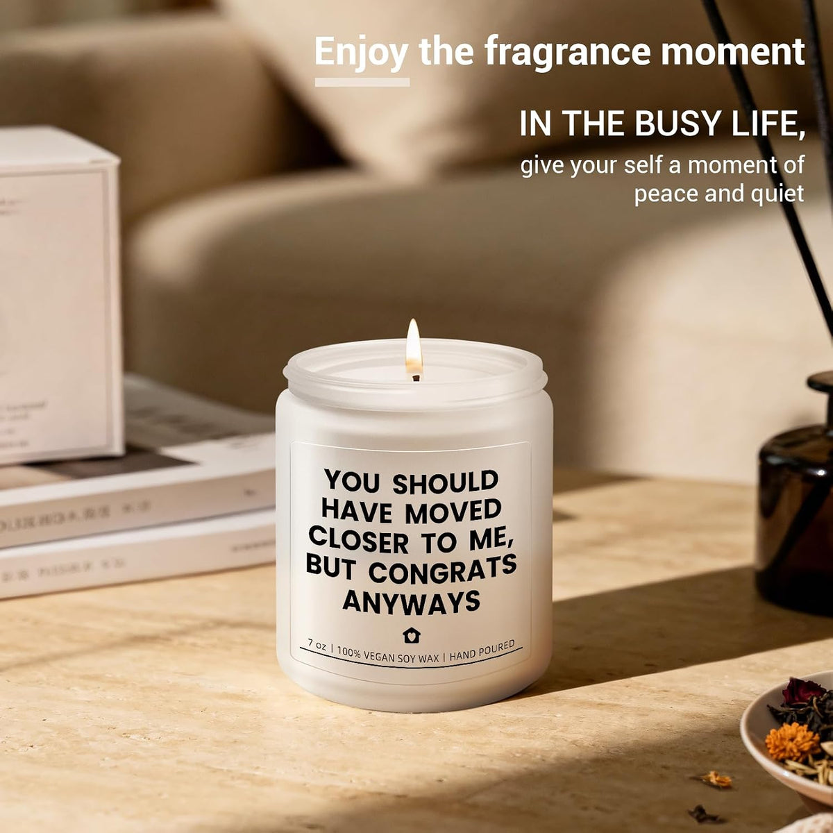 House Warming Gifts New Home, New Home Gift Candle Ideas - Lavender Candle