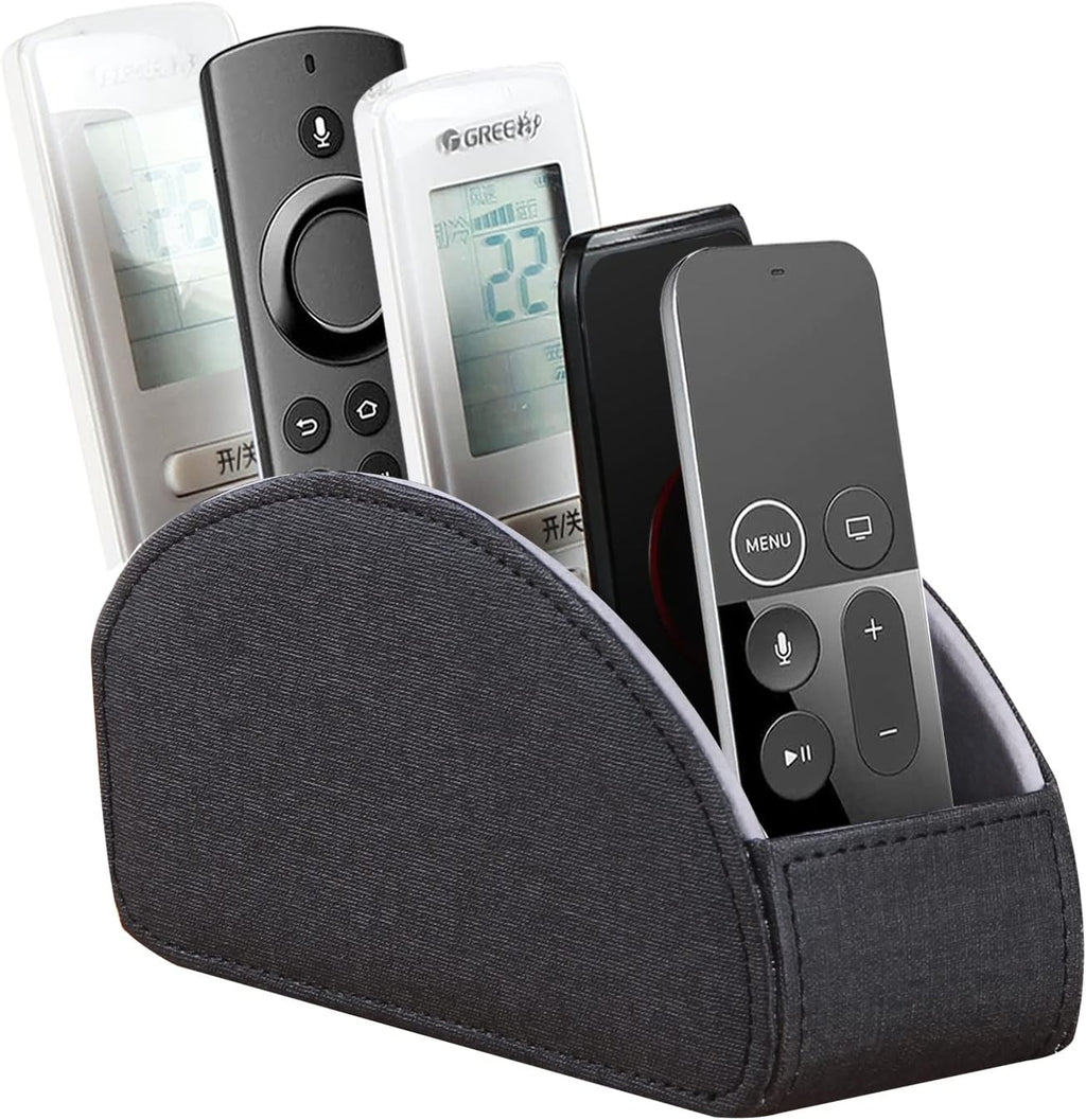 TV Remote Control Holder, Remotes Caddy for Table Desk Nightstand Organizer