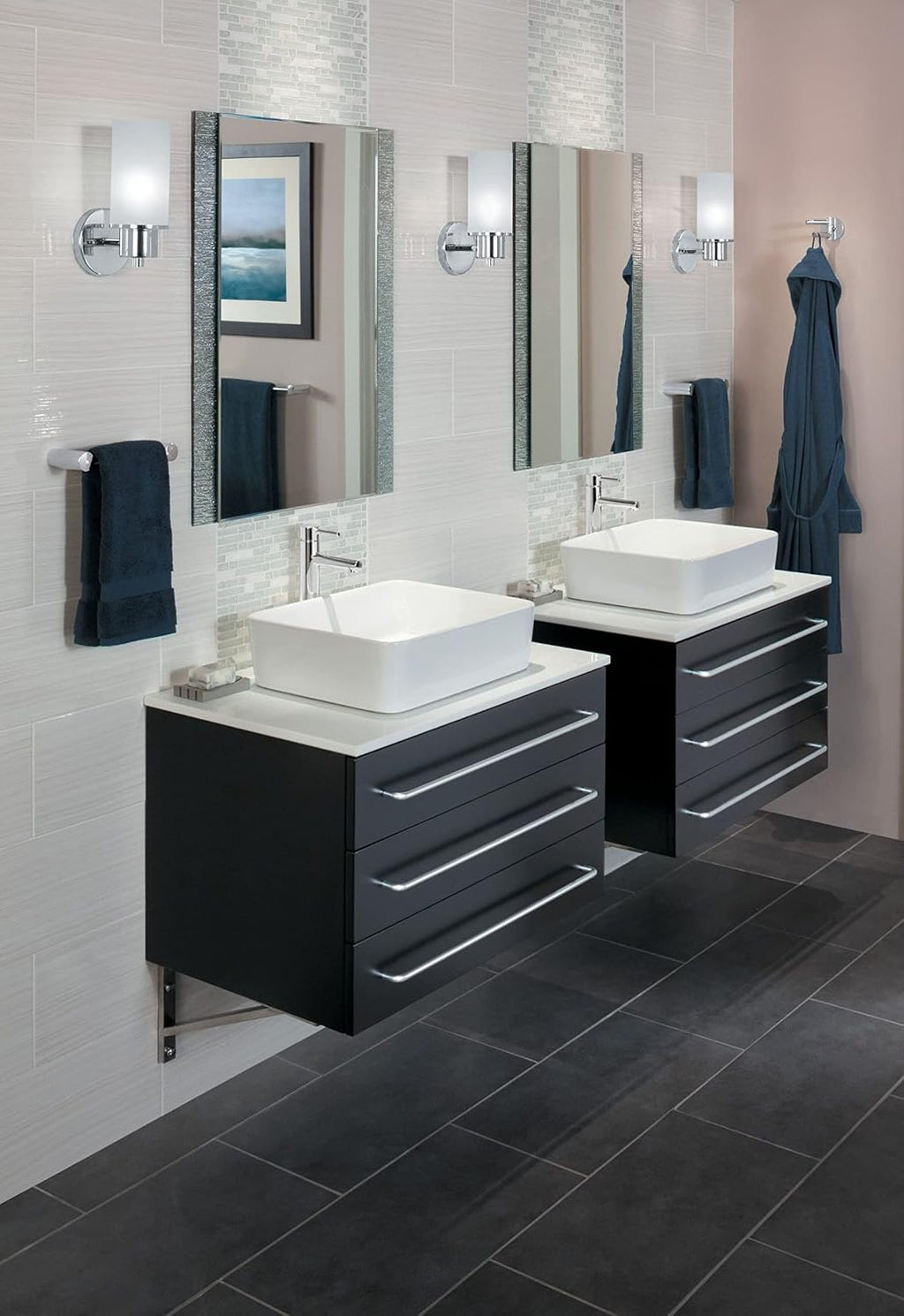 Moen YB0402CH Align Modern Double Swivel Robe Hook, Chrome