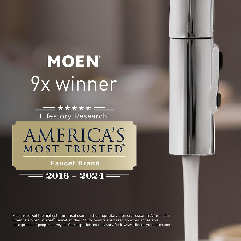 Moen DN8322BN Retreat 24-Inch Wall Mount Bathroom Double Towel Bar, Brushed Nickel