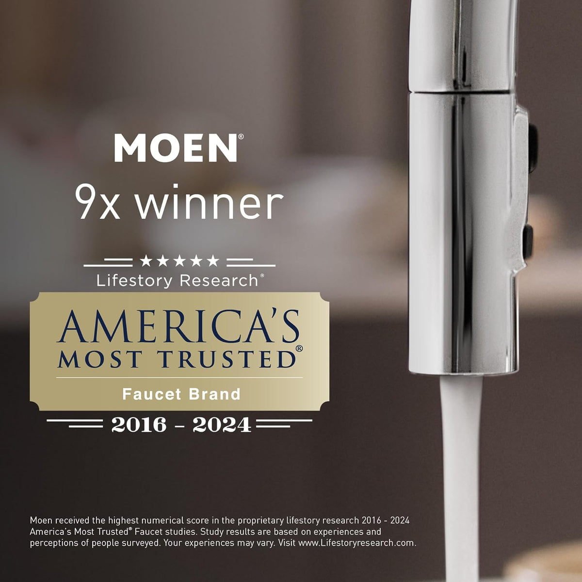 Moen Triva Brushed Nickel 18" Bathroom -Towel Bar, BP1818BN