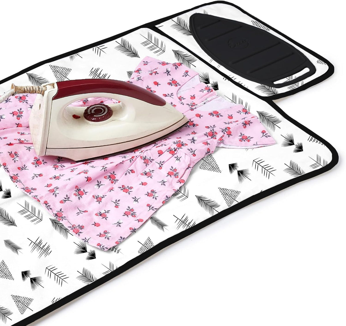 Encasa XO Ironing Mat for Table Top, Heat Resistant Pad, Small, 28"x20"