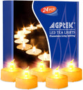 AGPTEK Timer Tealights, 24 Pack Flameless LED Candles