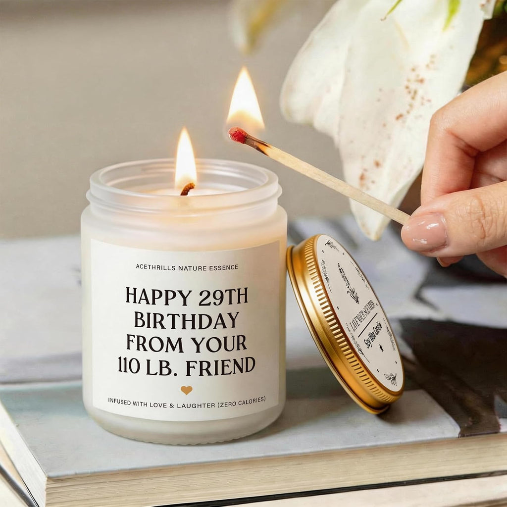 Best Friend Birthday Gifts for Women Friendship - Vanilla Scented Candles