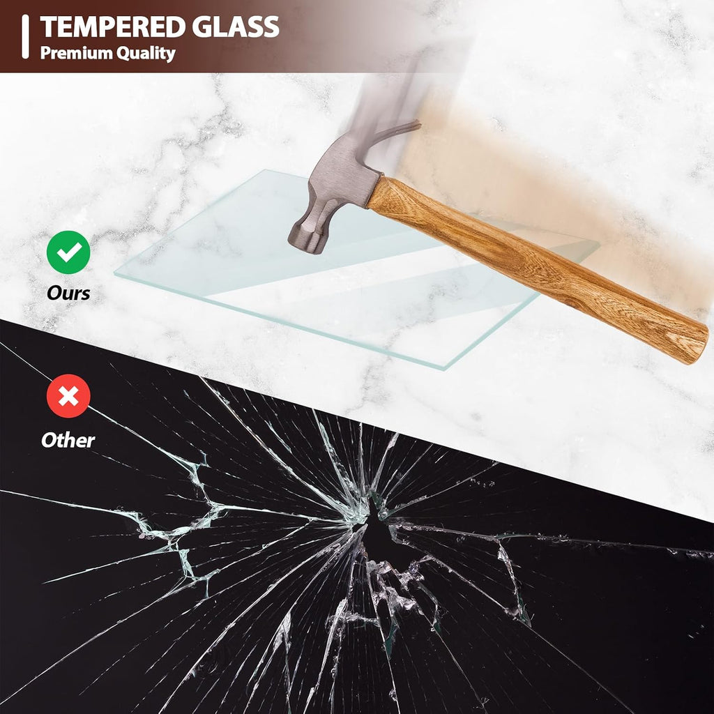 Fixwal 5x7 Picture Frames Set of 5 with Tempered Glass, Vintage Distressed