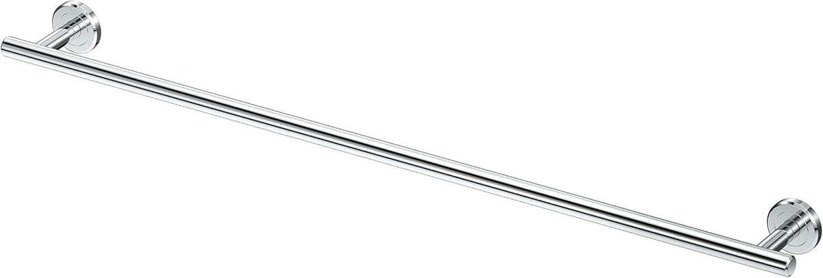 Gatco 4240A Latitude II 30-Inch Towel Bar, Wall Mounted Bathroom Towel Holder, Chrome, 32.63" Total Length