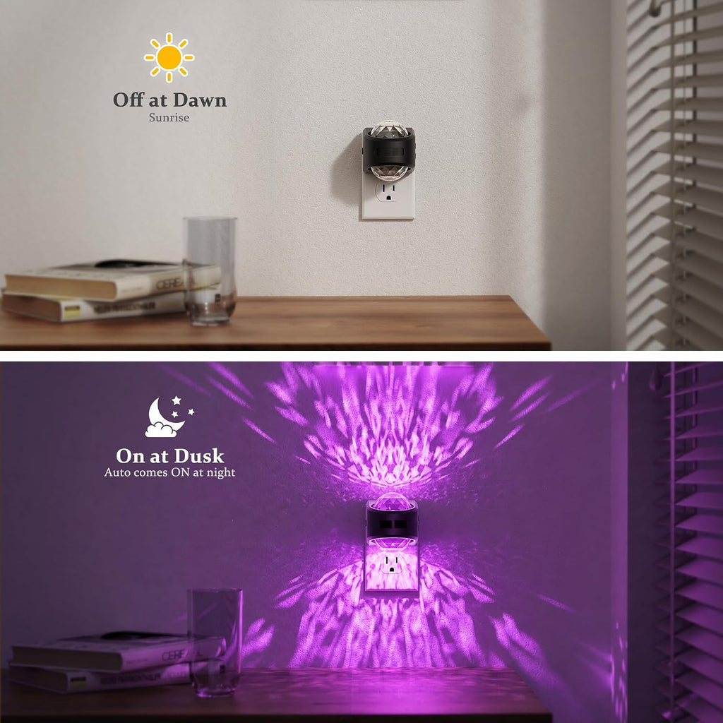 JandCase Motion Sensor Night Light, Dusk to Dawn
