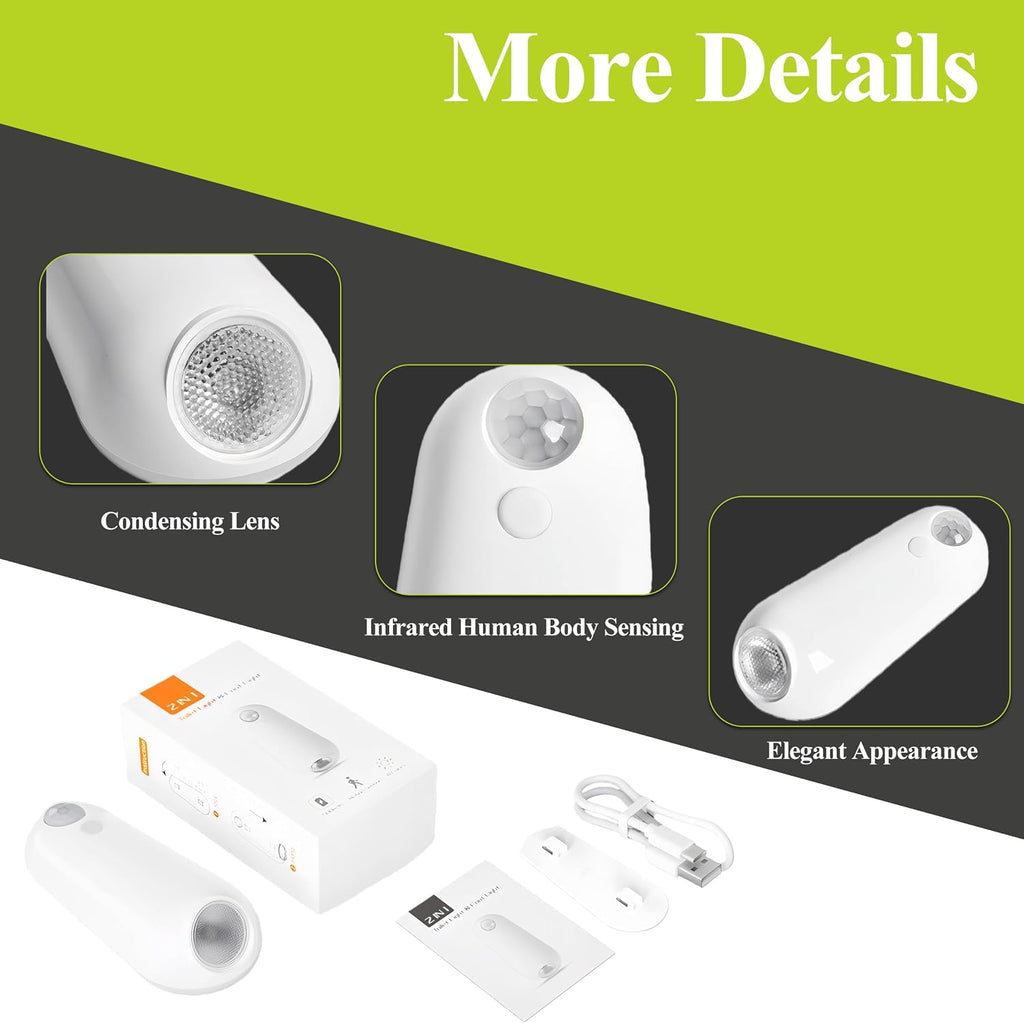 Motion Sensor Toilet Night Light, 8 Color Changing Waterproof