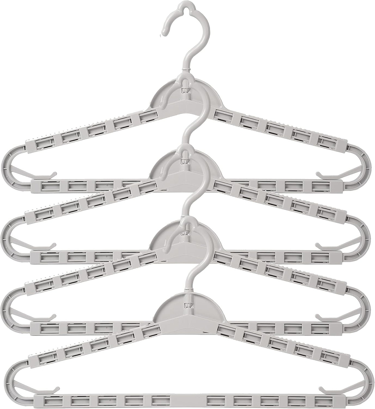 Extra Large Hangers Enlarge Adjustable Shoulder 16.5"-26" Hanger 4 Pack