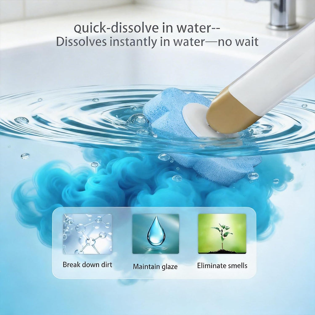 72 Count Toilet Bowl Cleaner Brush Wand Refills