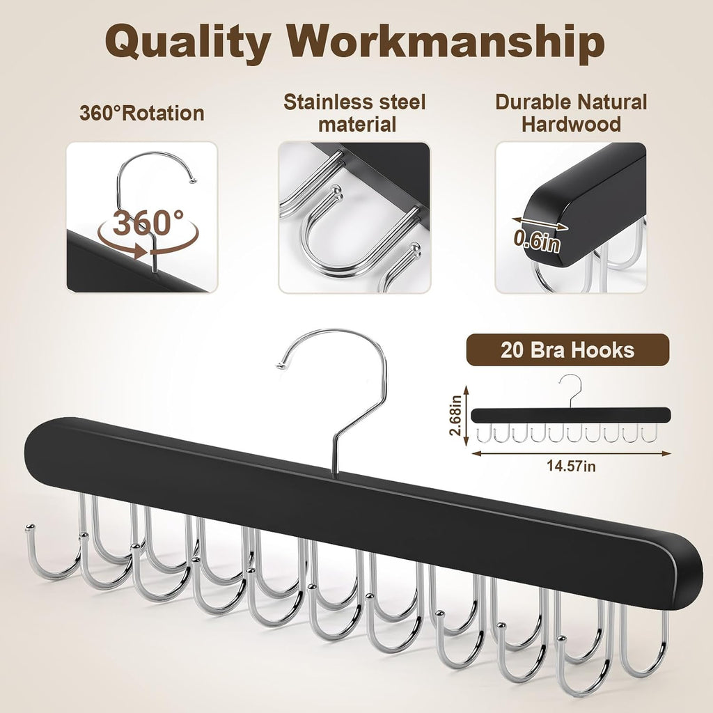2 PCS Tank Top Hanger, Bra Hanger for Closet Organizer Space Saving