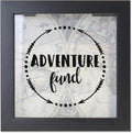 Lawrence Frames 8x8 Adventure Fund Black Shadow Box Frame