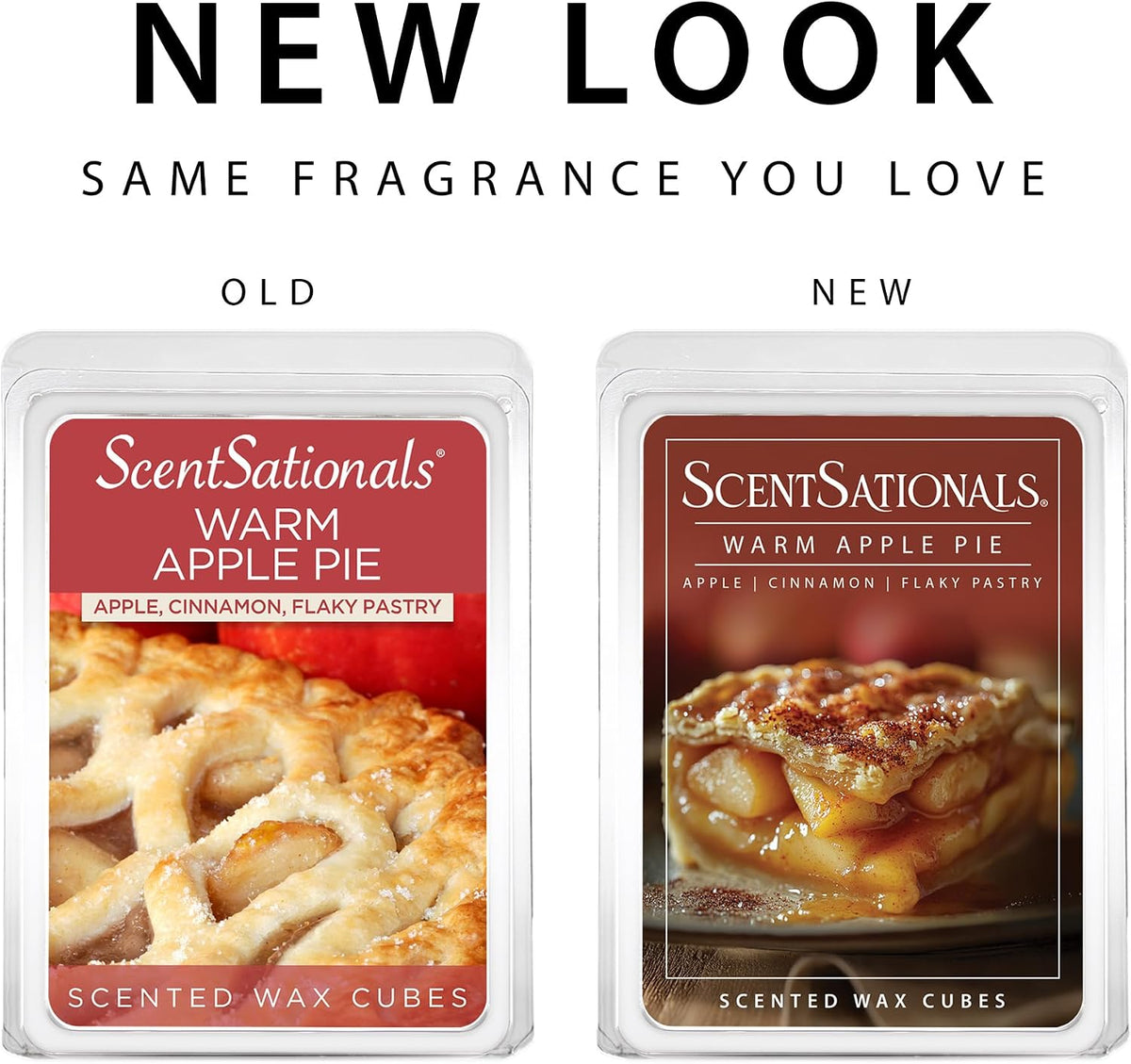 Scentsationals Warm Apple Pie Scented Fall Wax Melts 10oz (24 Cubes)