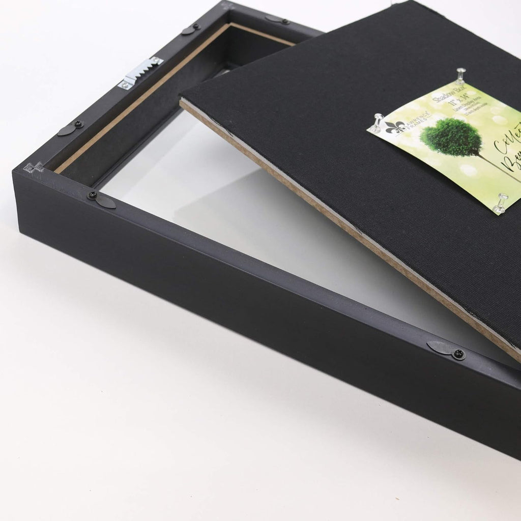 Lawrence Frames Shadow Box Frame, 11x14,Black