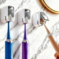 Toothbrush Holders for Bathroom - 3 Pack, Single Slot Space-Saving V2.0