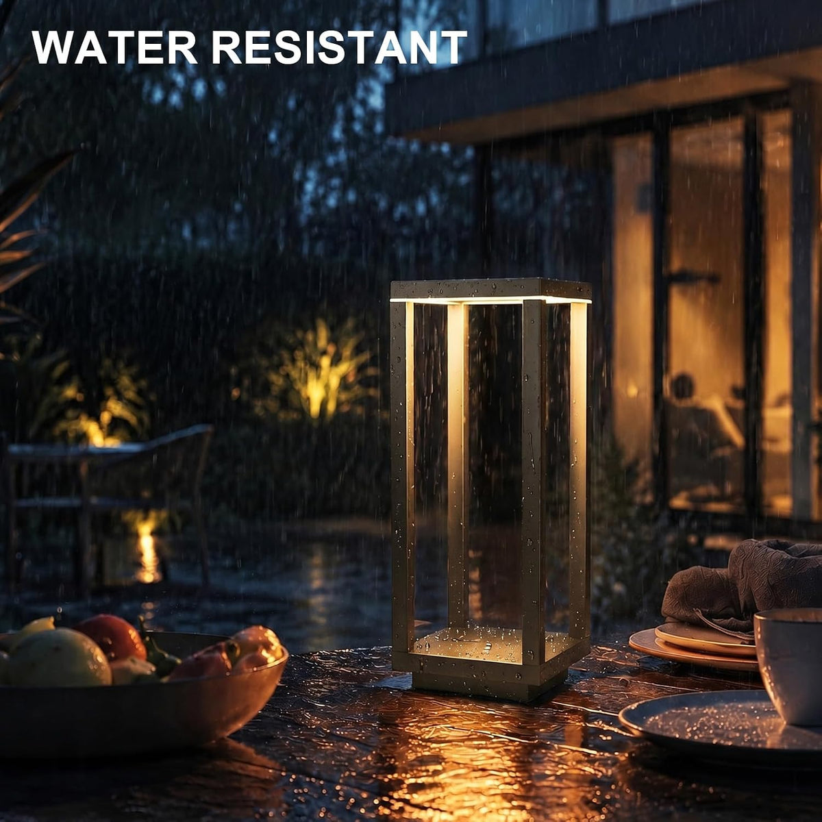 Dawnrise 1PK Rechargeable Cordless Table Lamp with 3 Color Dimmable