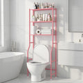 Livilord 3-Tier Over Toilet Storage Rack, Anti-Wobble, Pink