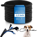 50ft Split Wire Loom Tubing Flame Retardant Braided Cable Sleeve Split