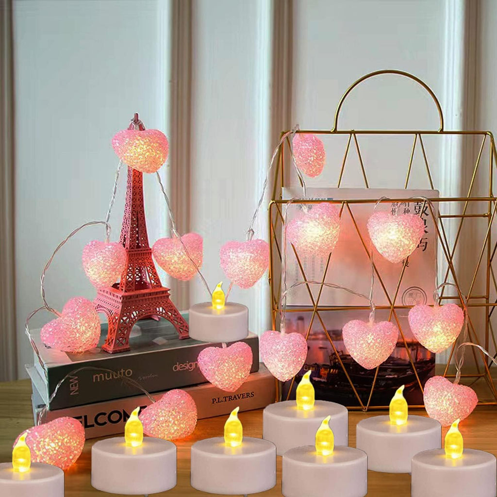 Nancia LED Tea Lights Battery Operated Flameless Candles 50Pack Warmyellow