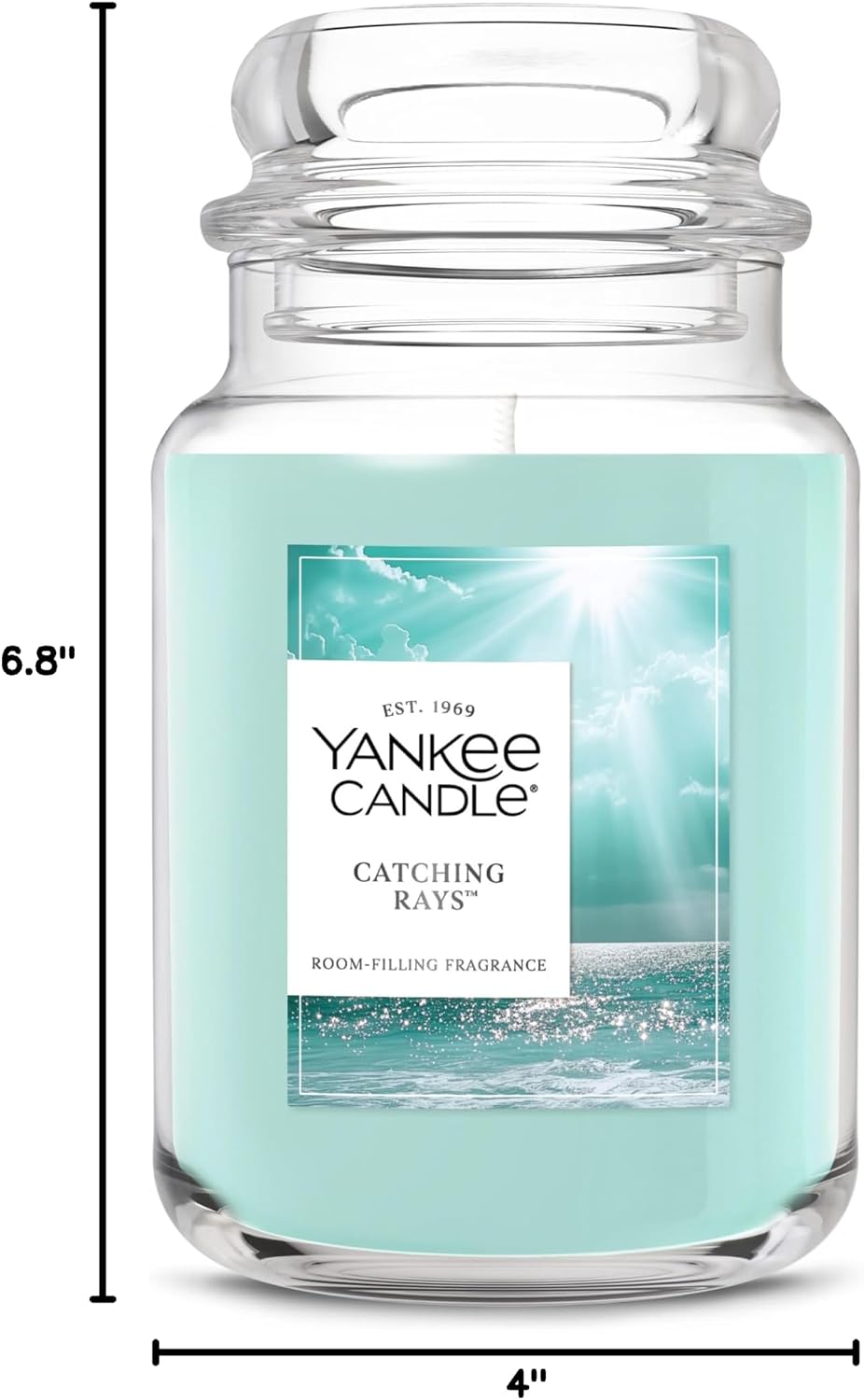 Yankee Candle Catching Rays Scented Candle, 22oz Large Jar