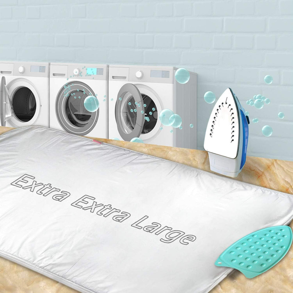 Extra Extra Ironing Mat，(32x54 inch) Ironing Blanket Ironing Pad