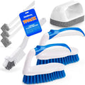 Holikme 7 Pack Cleaning Brush Scrub Brush Kitchen Brush for Floor,Blue