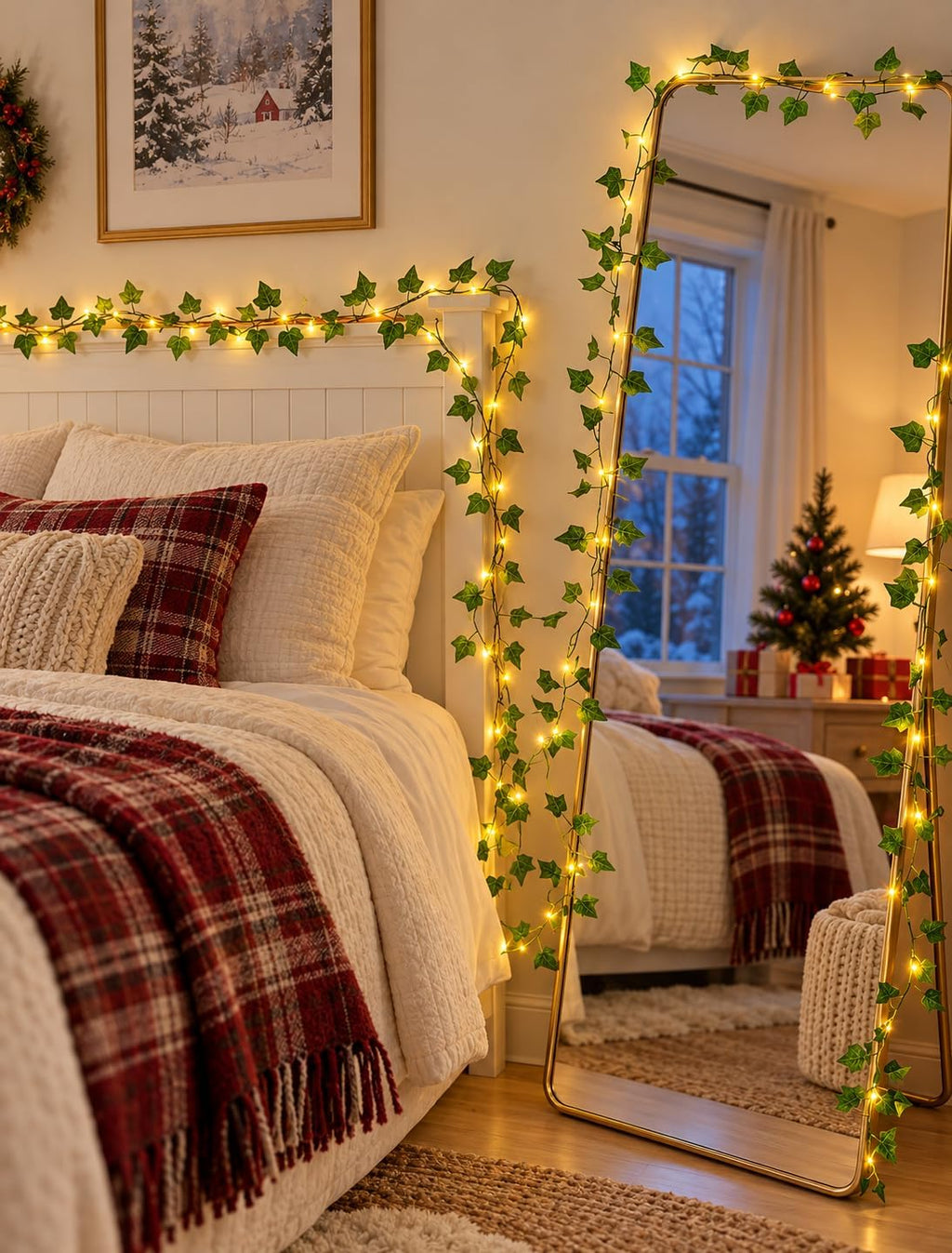 woohaha Ivy Vine with Fairy Lights USB & Battery