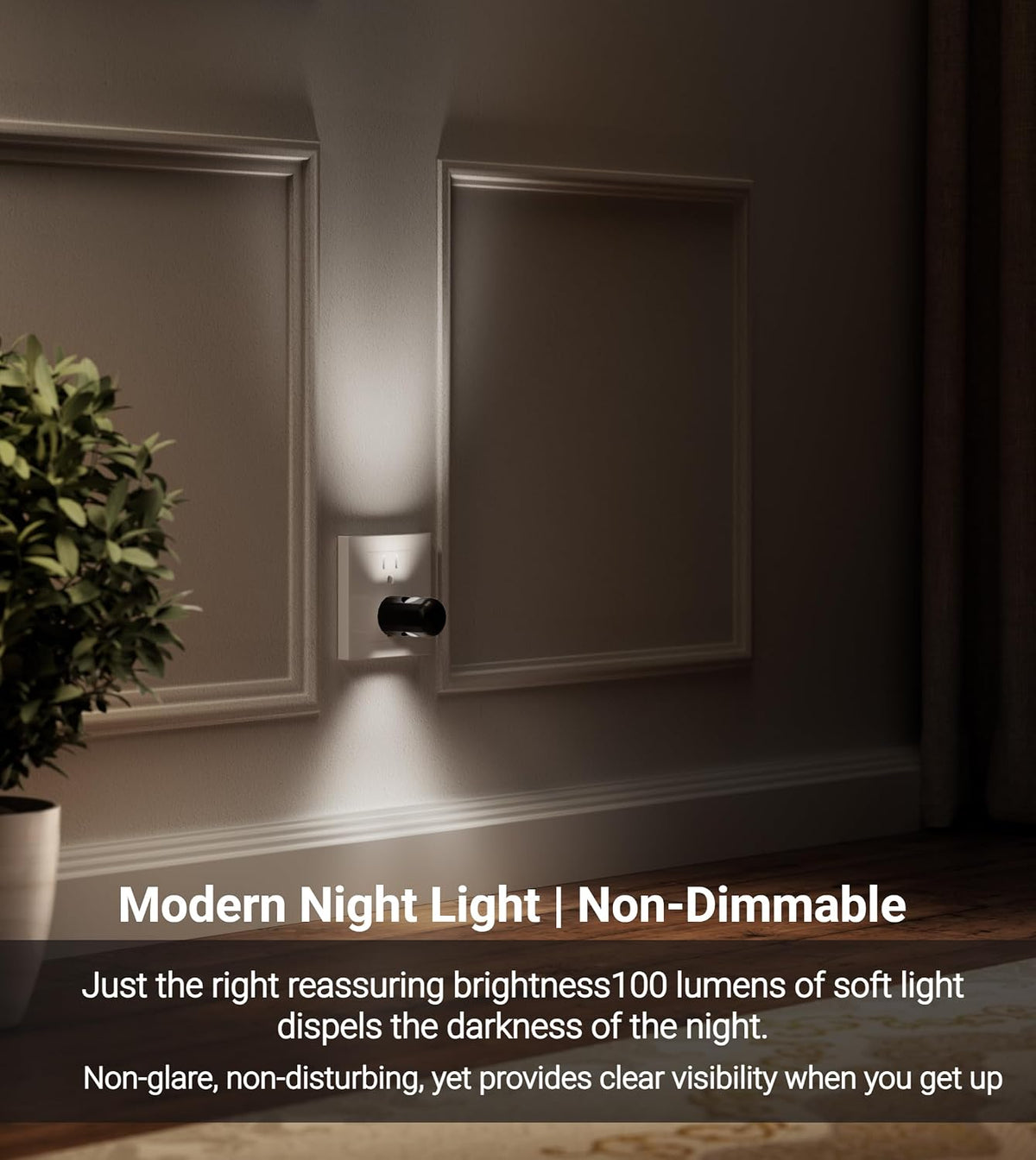 TSEXES 6 Pack LED Night Lights with Dusk to Dawn Sensor,5000K Daylight