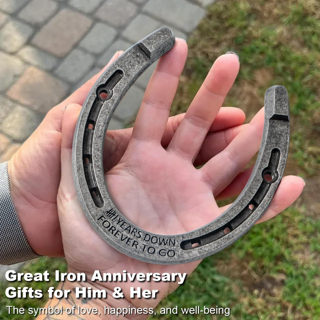 Horseshoe 6th Anniversary Iron Gifts for Him Her 6 Year Wedding Anniversary