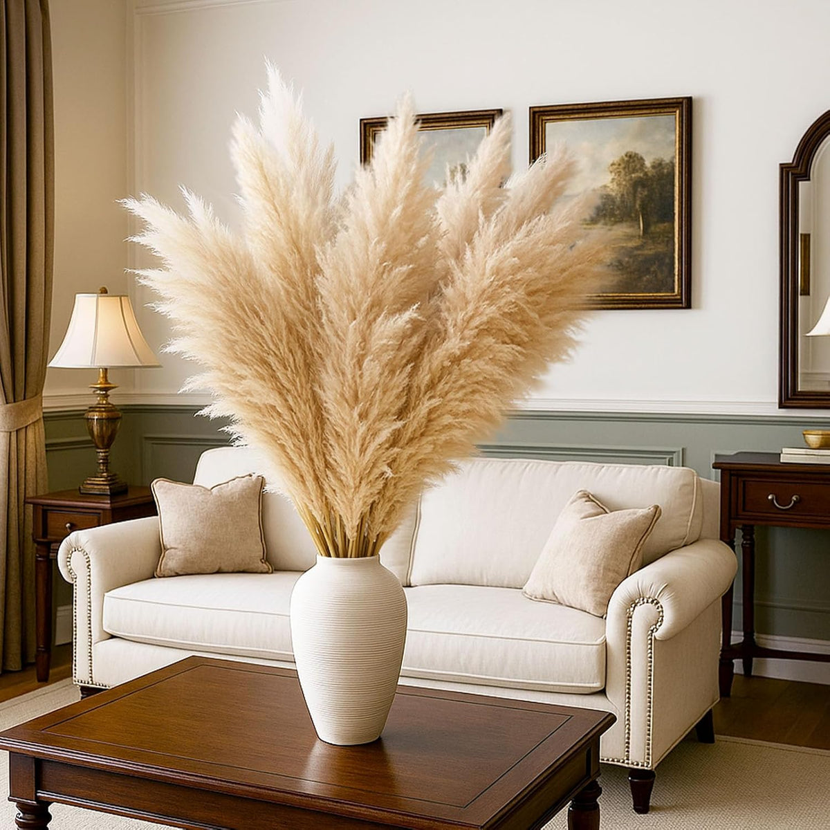 JOHOUSE 16PCS 40'' Tall Pampas Grass for Floor Vase