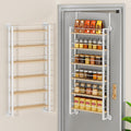 IBUYKE Over the Door Spice Organizer,Door or Wall Mount,Natural TLJ028R