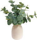 15" Artificial Eucalyptus Stems Potted Plant,Green