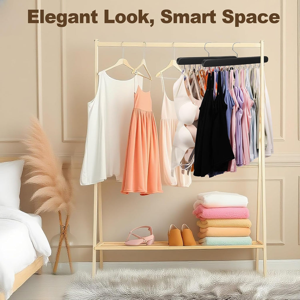 2 PCS Tank Top Hanger, Bra Hanger for Closet Organizer Space Saving