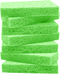 Large Cellulose Sponges, Kitchen Sponge for Dish, Thick Heavy Duty Scrub Pads, Non-Scratch Scrubber for Household/Cookware/Bathroom/Office/Boat 5.5" x 3" x 1" (7 Pack) Green