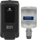 Georgia-Pacific (5305714) Pacific Blue Ultra Manual Push Soap Dispenser with Gentle Foam Hand Soap Refill Starter Kit