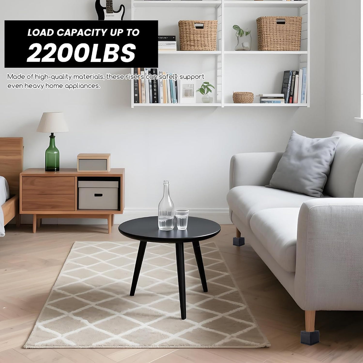 BTSD-home Bed Risers 3 Inch