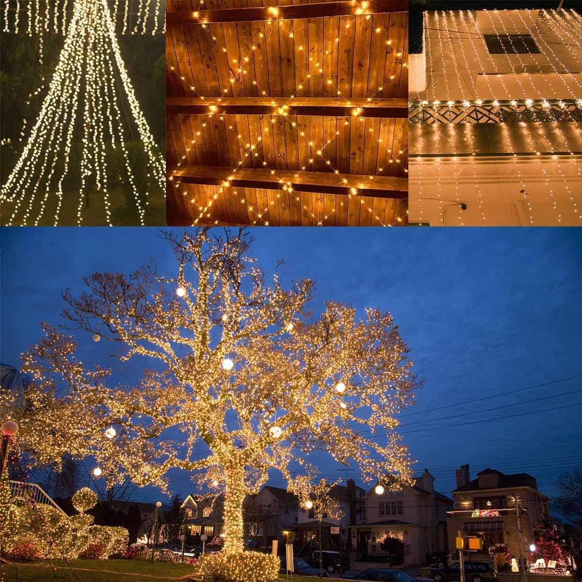 Solar String Lights Outdoor, 2 Pack 400LED 144FT Extra-Long Fairy Lights