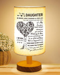 Daughter Gifts from Mom, to Daughter Table Lamp, Daughter Wedding Gifts