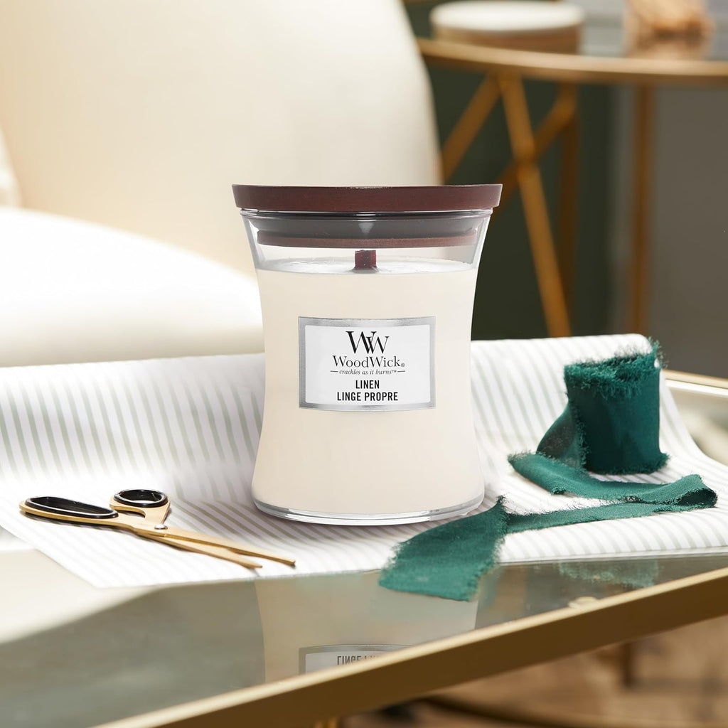 WoodWick Coastal Sunset Scented Candle, Crackling Wick, 9.7oz