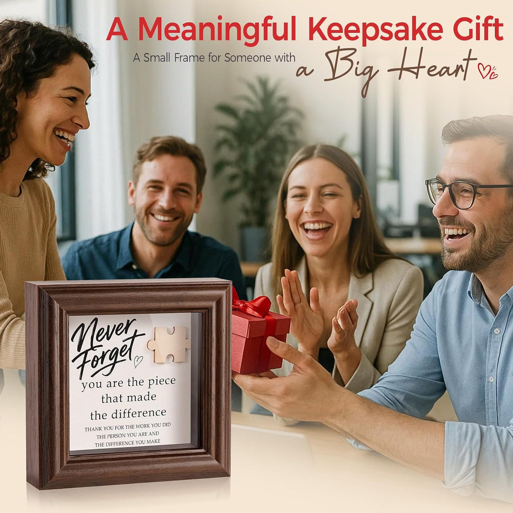 Employee Appreciation Gifts Never Forget the Difference You Make Shadow Box