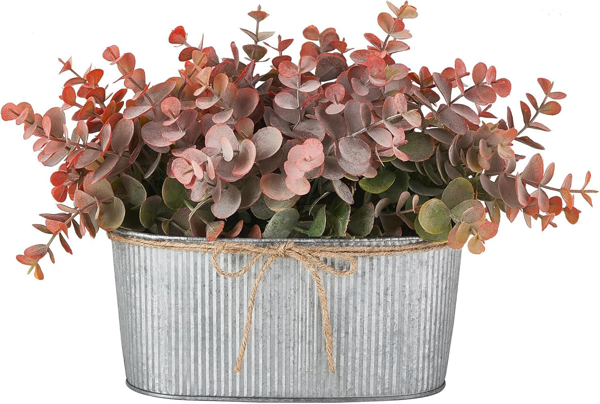 Dahey Artificial Fake Plants Indoor for Farmhouse Table Laundry Room Decor