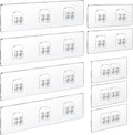 COOLMI Shower Caddy Adhesive Replacement, 9 Pack Mixed Hook Set