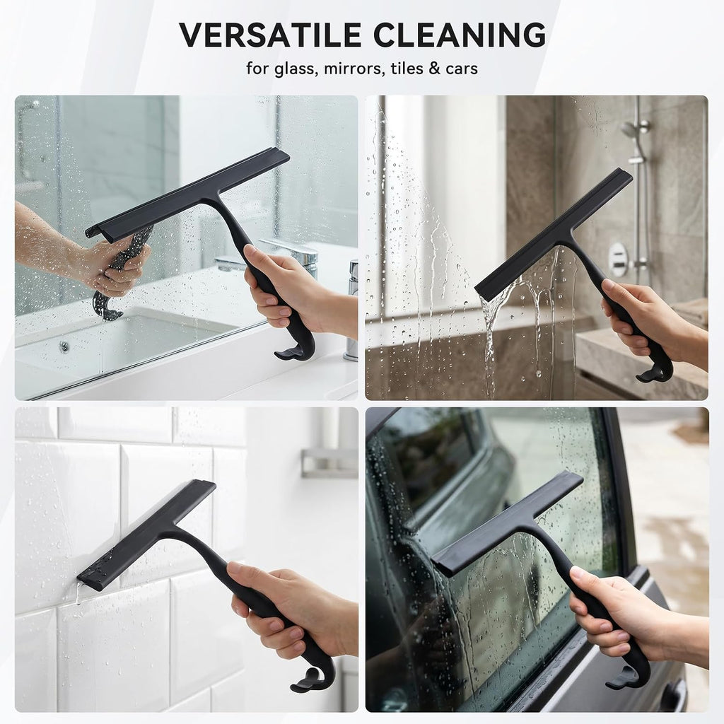 OTraki Silicone Shower Squeegee for Glass Doors 13 Inch Bathroom Squeegee