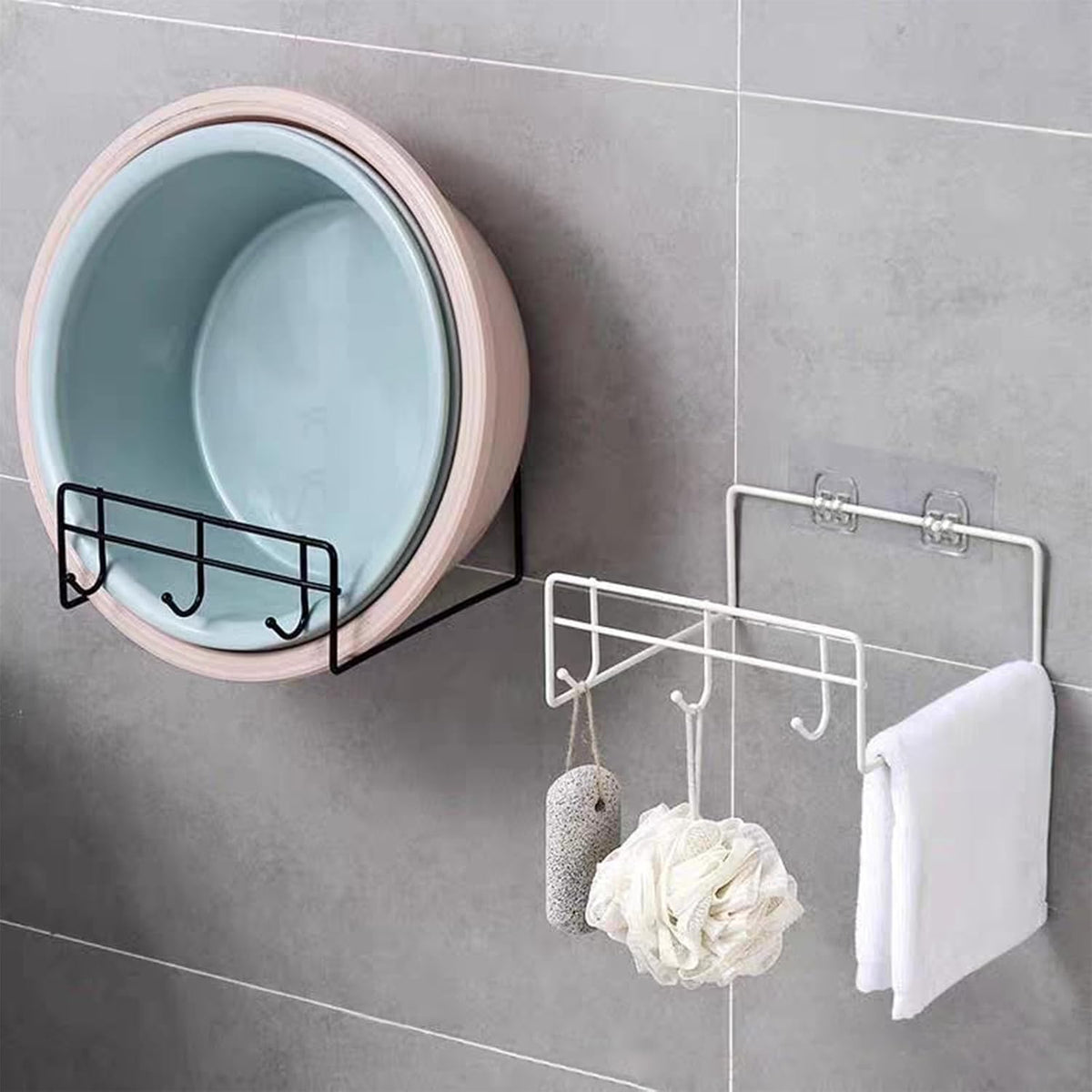Shower Caddy Adhesive Replacement Sticker,Self-Adhesive Pads for Metal Wire Basket, Holder, No Drilling Hook for Bathroom Kitchen Organizer, mix - 13 PCS